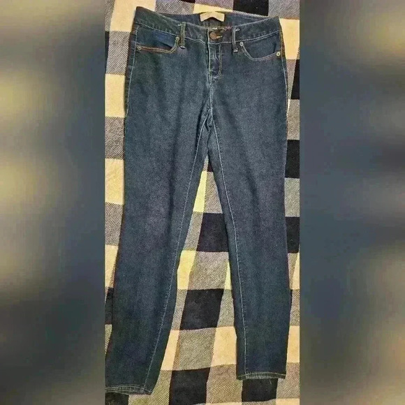 No Boundaries Juniors Dark Blue Skinny Jeans size 9 measurements pictured - Picture 1 of 9